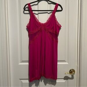 Victoria's Secret Pink Lace Chemise